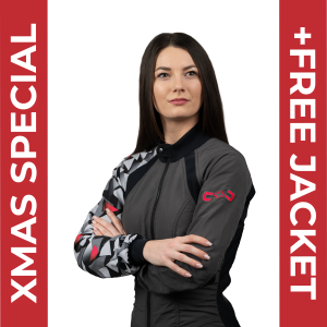 XMAS SPECIAL Freefly C+ Female Gray with Red Print