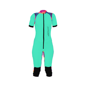 Freefly CF Short Female [S] Aqua/Colour Lines Print