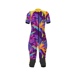 Freefly CF Short Female [M] Yellow/Tropical Flare Print