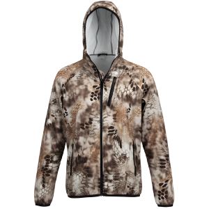 Unique Softshell Jacket Male [M] Beige Shell Printed